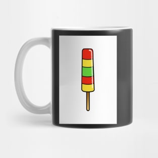 Striped Traffic Light Ice Lolly Mug